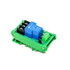 1 Channel Relay Module, 30A with Optocoupler, Isolation 12V Supports, High and Low Triger, (with Guide Rail)
