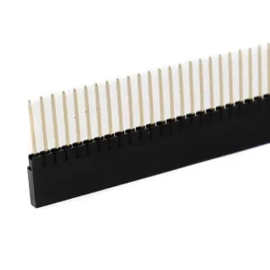 1×40 Pin 2.54mm Straight Long Female Strip Connector (Pack of 5)